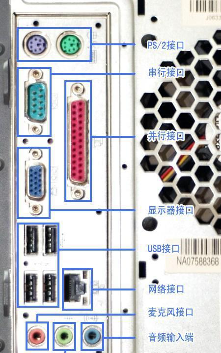 主机侧面接口