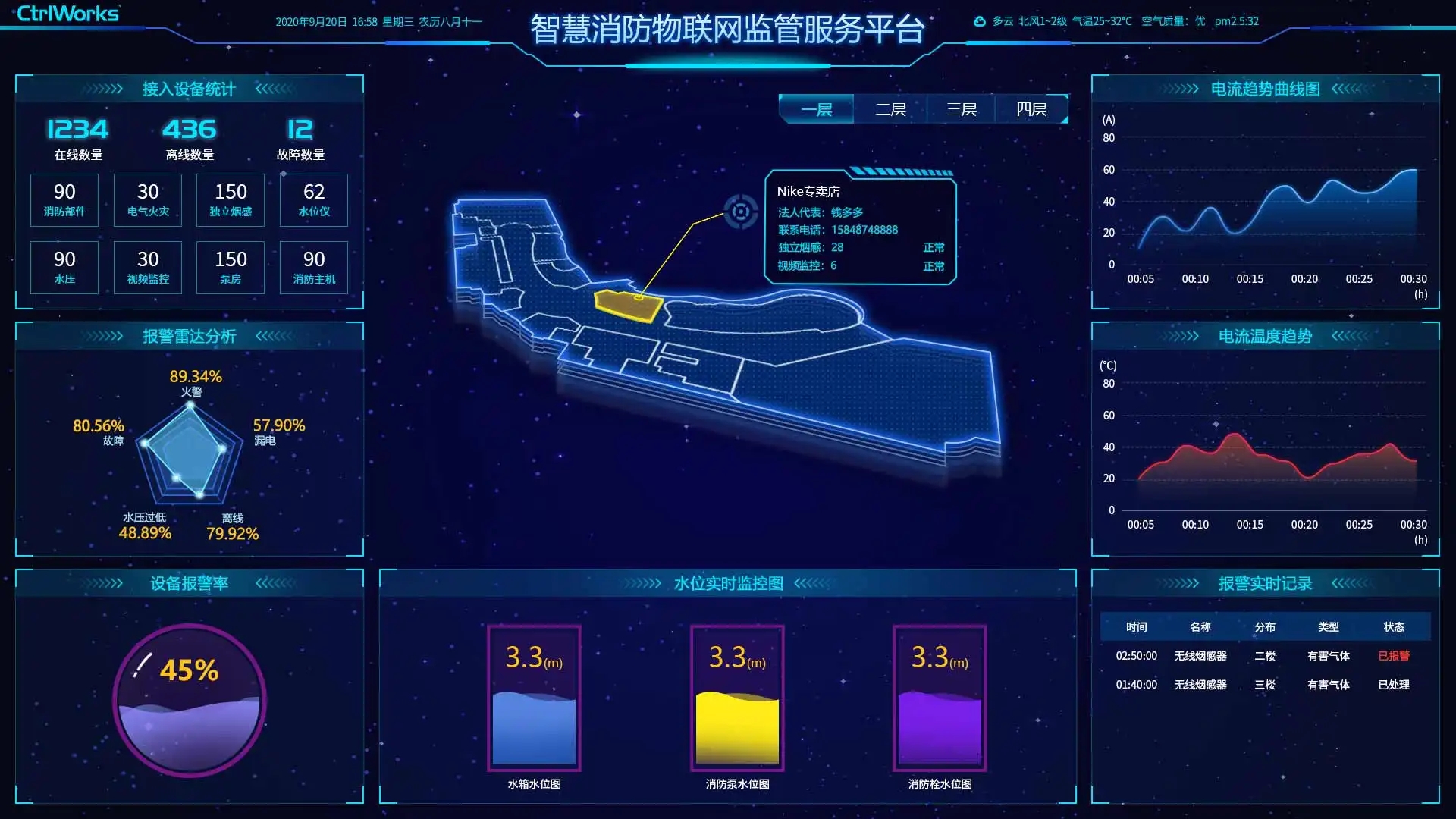 消防主机物联网模块